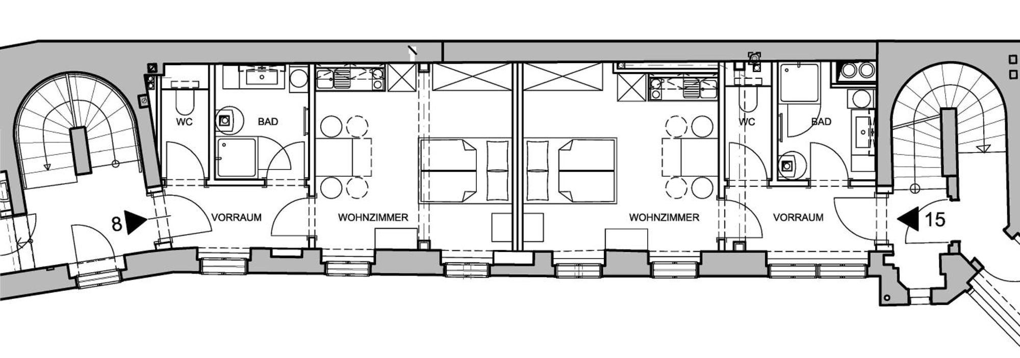 Schlossquadrat Apartment 8 Viena Exterior foto